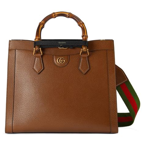 gucci diana brown|Gucci diana medium tote.